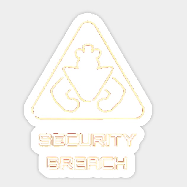 Five Nights at Freddy's Security Breach Symbol Logo Sticker by senaeksi